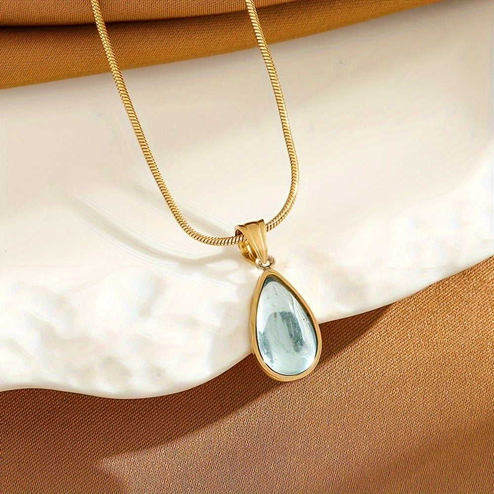 BLUE PEARL necklace