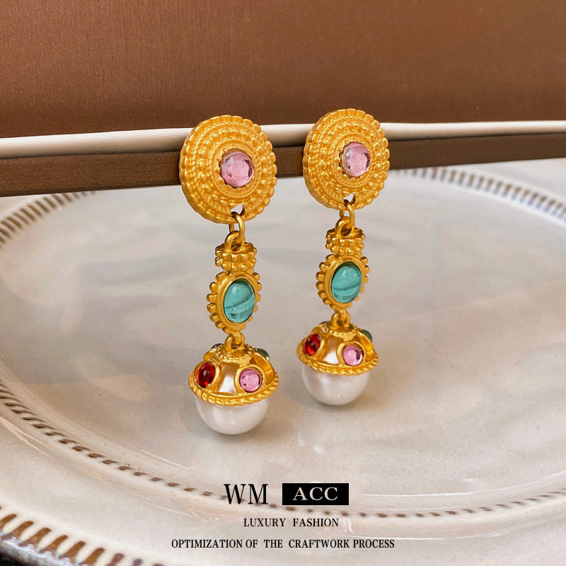 OPAL OVERTURE 925 silver earring