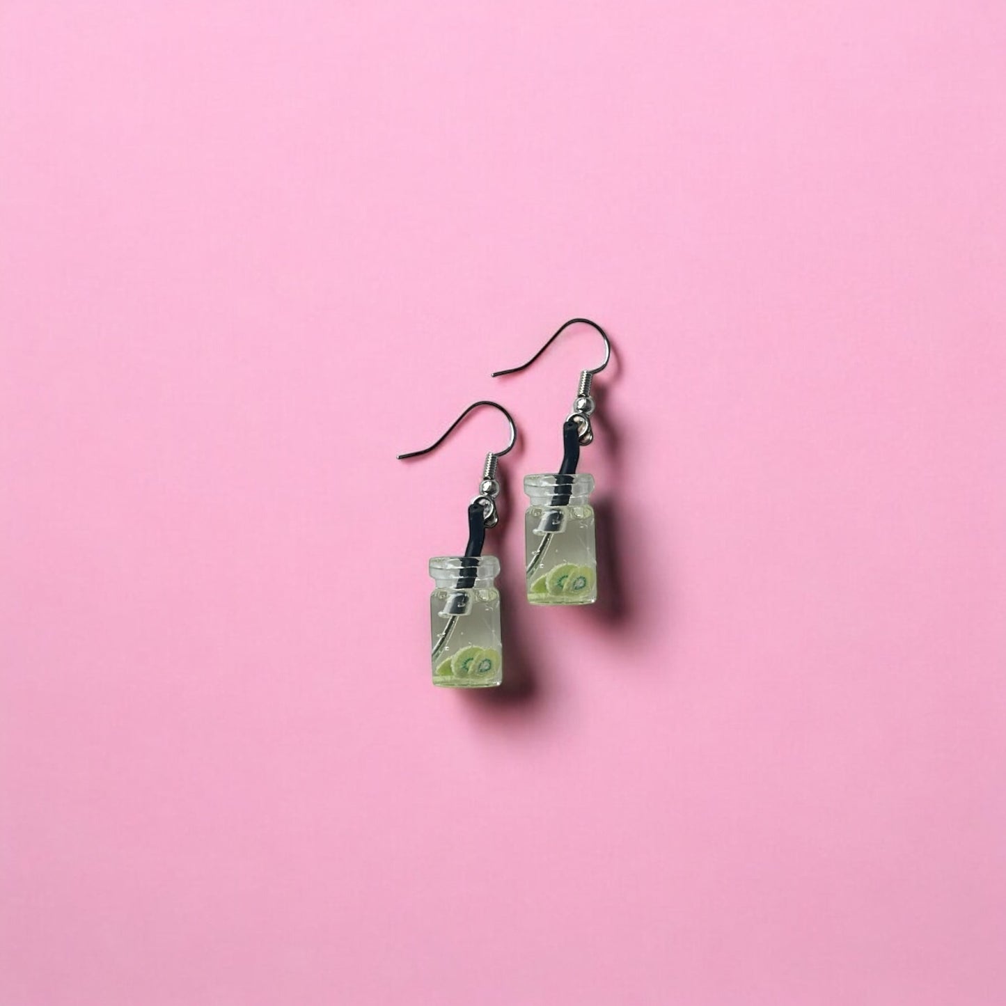 Kiwi drink earring