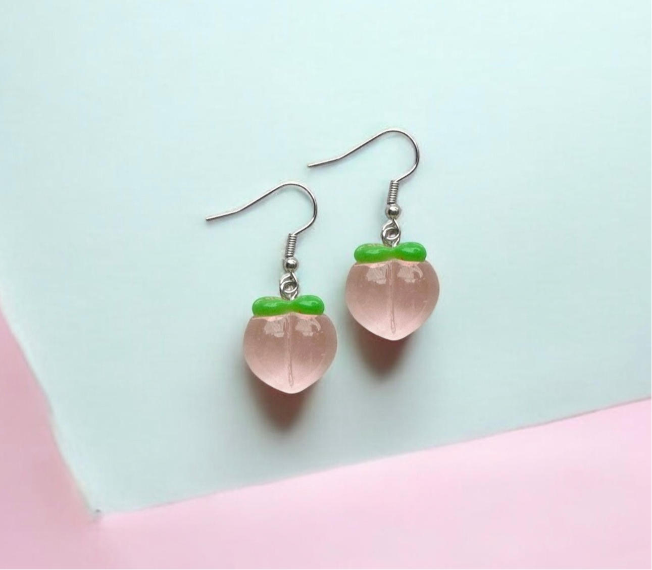 Peach earring