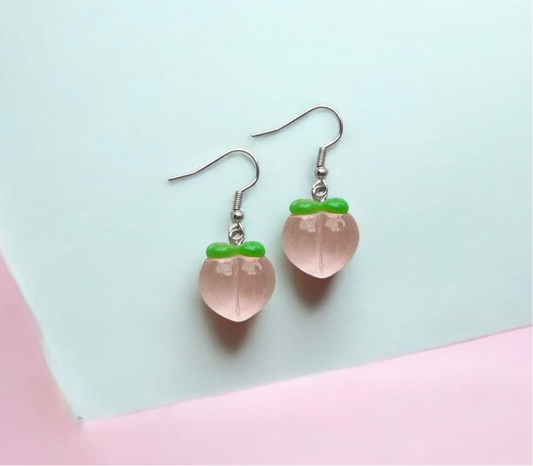 Peach earring