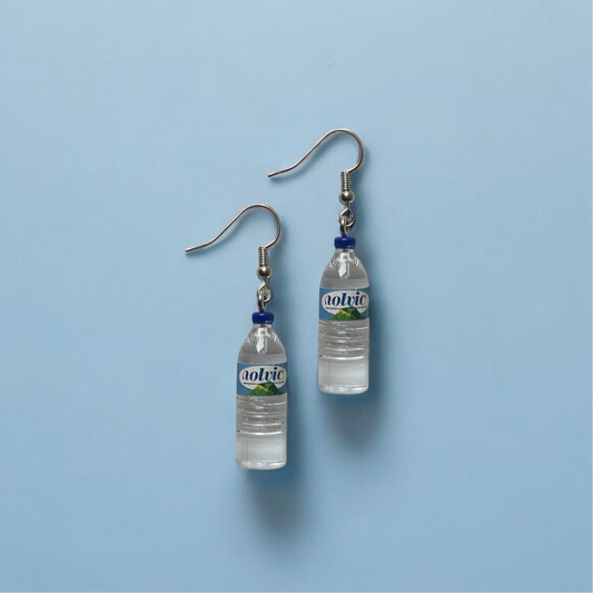 Water bottle earrings