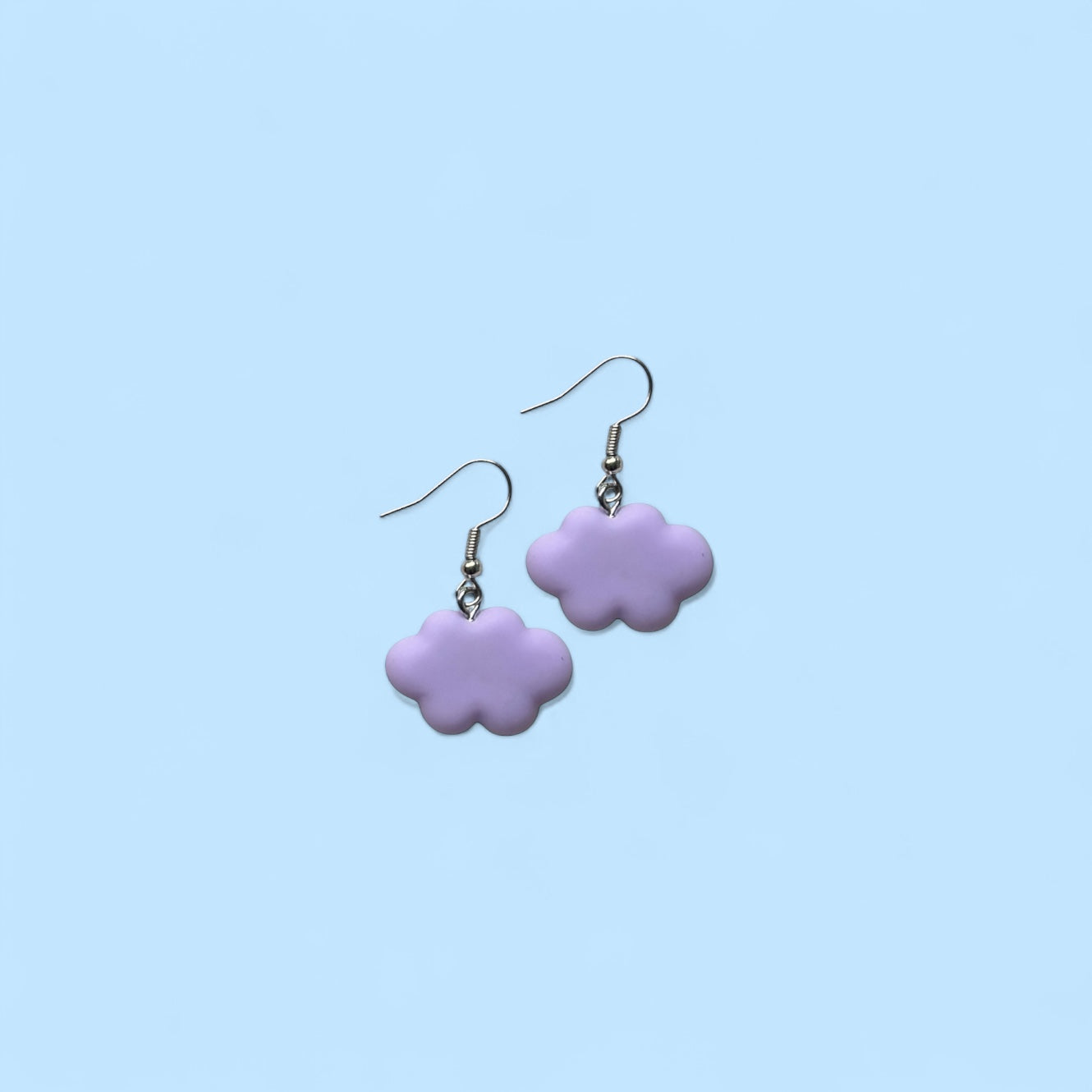 Purp sky earrings