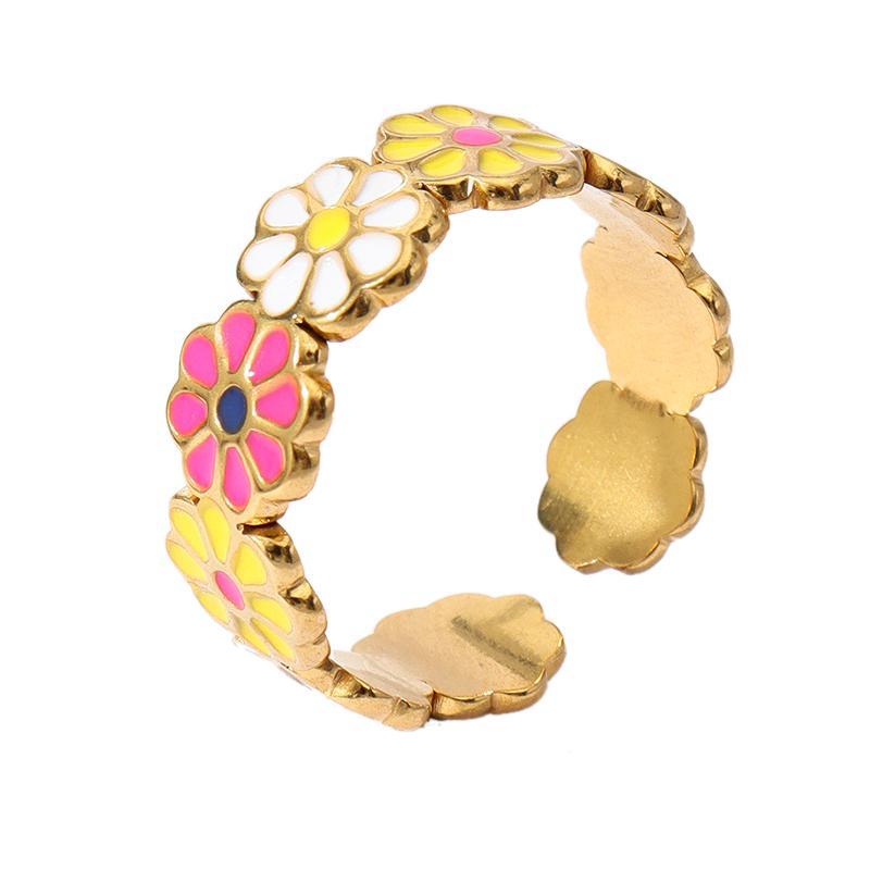 ENAMEL FLORA AESTHETE RING