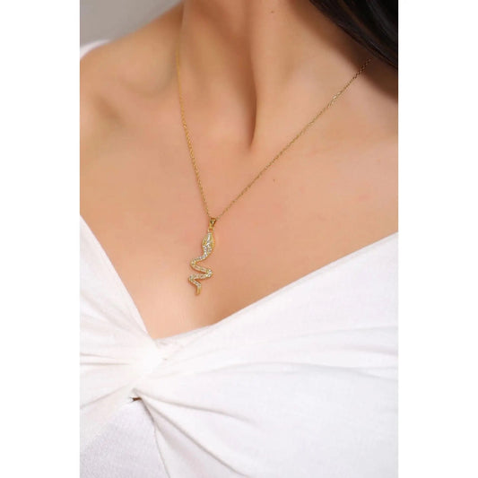 DIMOND SERPENT necklace