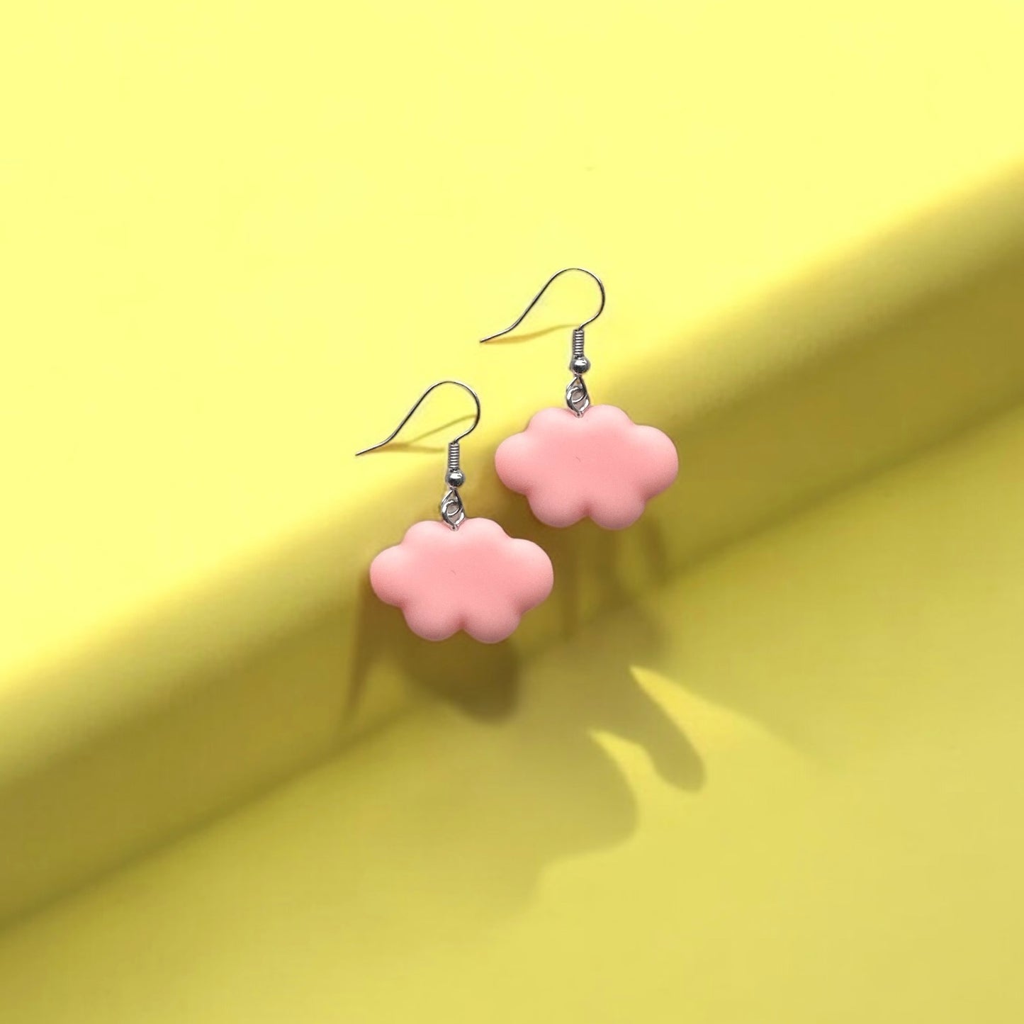 Pink sky earrings