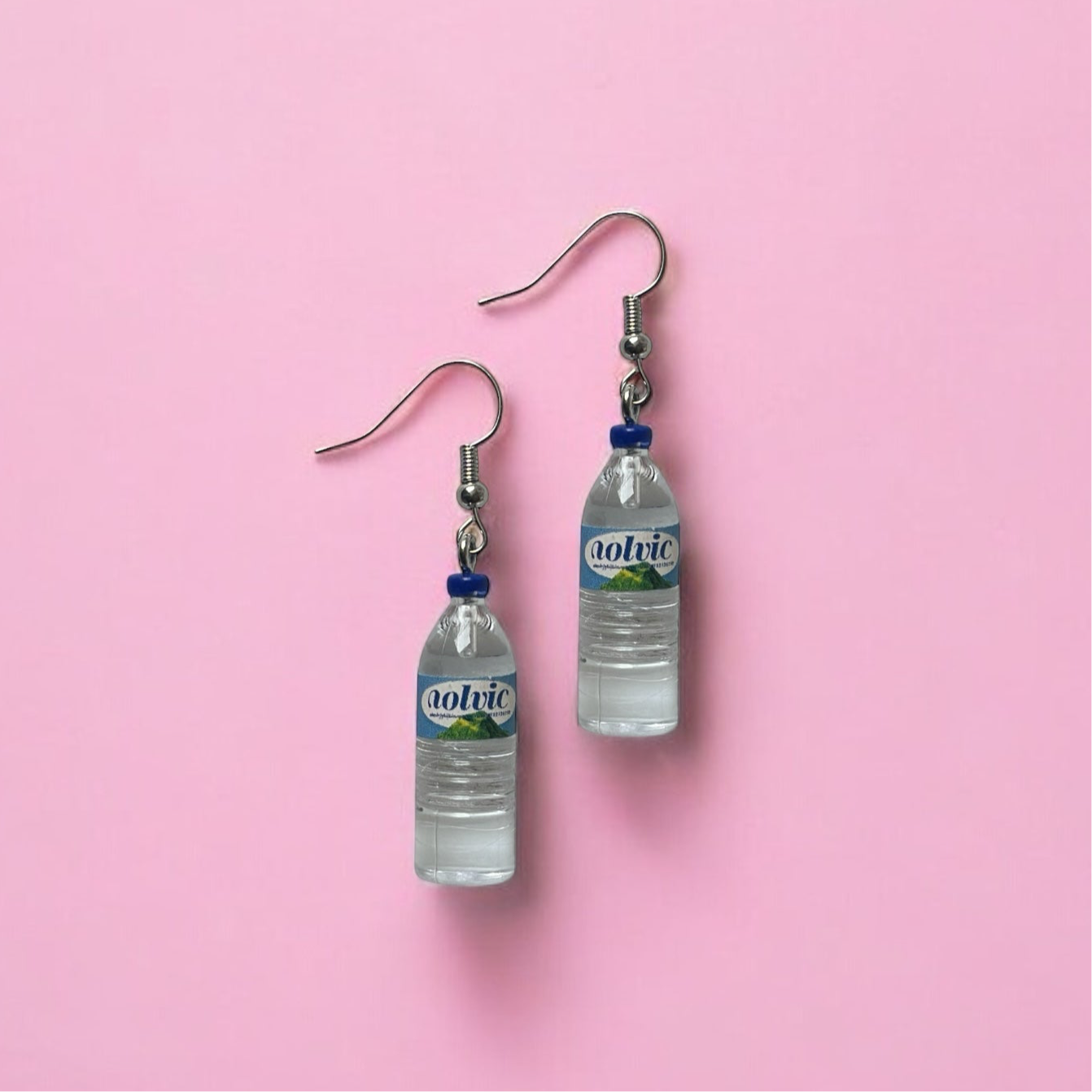 Water bottle earrings