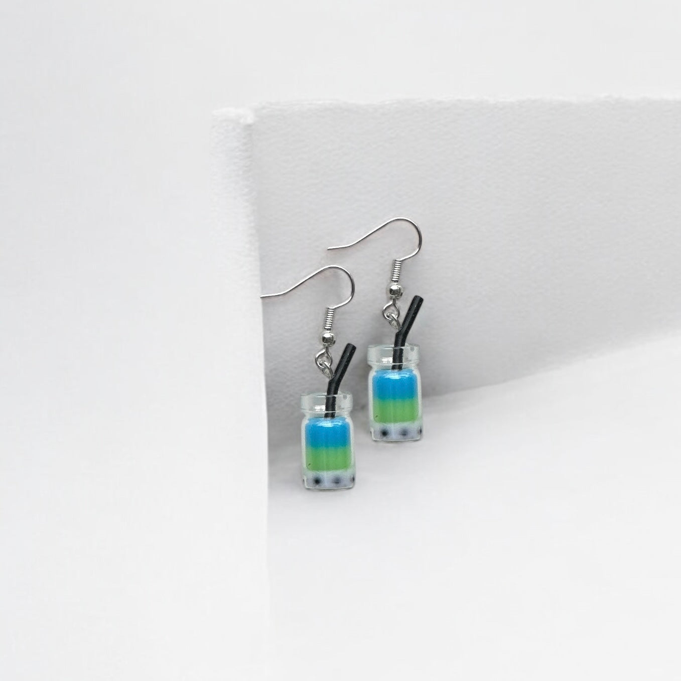 Boba drink earring