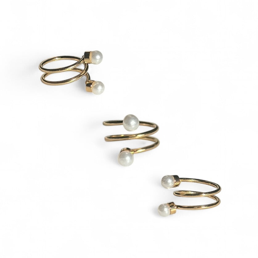 2 Pearl ring