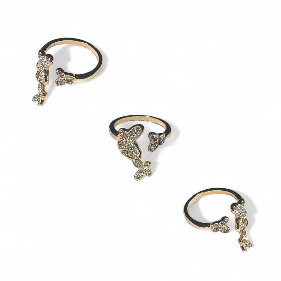 Pretty butterfly ring