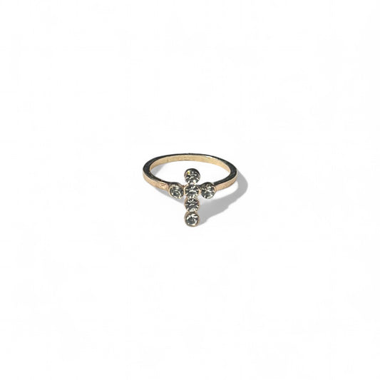 Stone cross ring