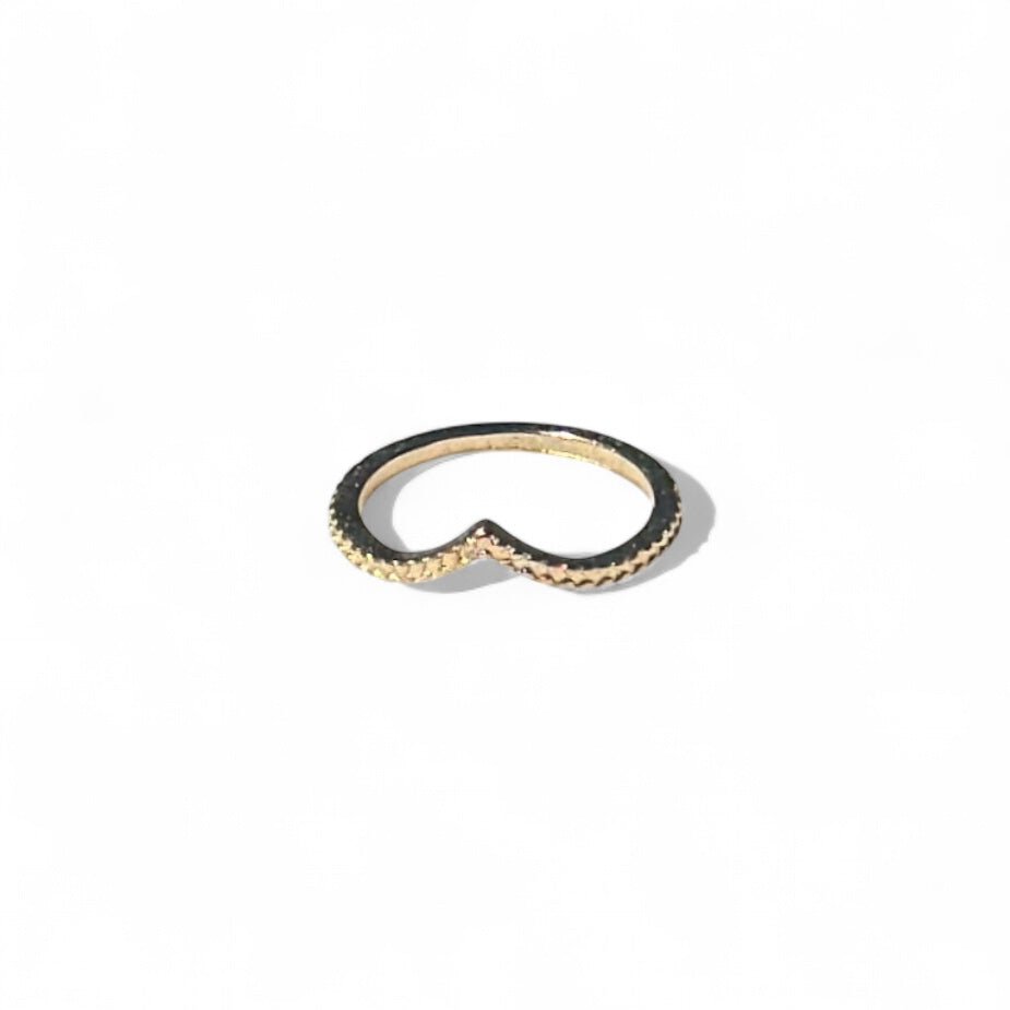 Simple crown ring
